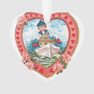 Antiek Valentijn Ornament