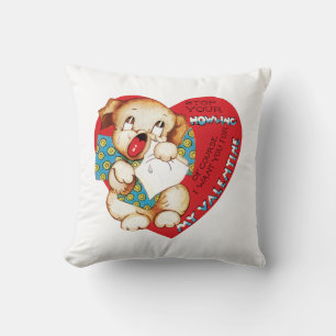 Antiek Valentijn Puppy Kussen