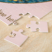 Antiek Valentijnsdag, Angels in een hart Legpuzzel (Zijkant)