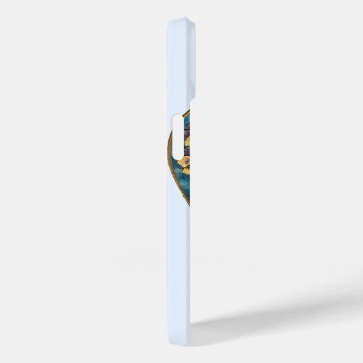 Antiek Valentijnsdag, engelen in een hart Case-Mate iPhone Case (Achterkant / Rechts)