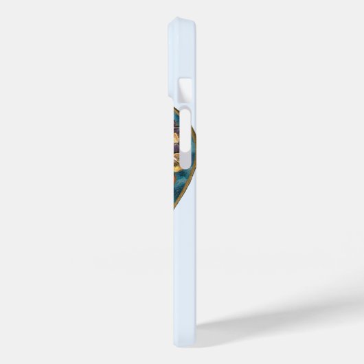 Antiek Valentijnsdag, engelen in een hart Case-Mate iPhone Case (Achterkant / Links)