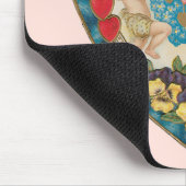 Antiek Valentijnsdag,  engelen in een hart Muismat (Hoek)