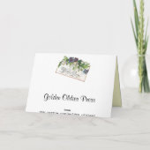 Antiek Valentijnsdag Kaart (Achterkant)