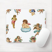 antiek van de engel muismat (Met muis)