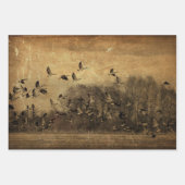  Antiek van ganzen Inpakpapier Vel (Voorkant 3)