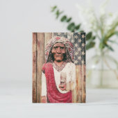 Antiek varkenswinkel Indiaas Briefkaart (Staand voorkant)