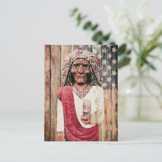 Antiek varkenswinkel Indiaas Briefkaart (Staand voorkant)