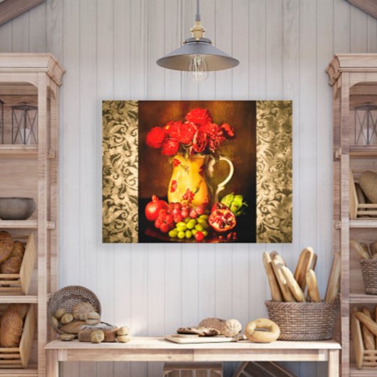 Antiek  Vasvetblazer Canvas Afdruk