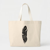 Antiek veer op Canvas tas (Voorkant)