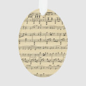 Antiek vel muziek ornament (achterkant)