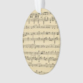 Antiek vel muziek ornament (voorkant)