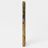 Antiek veld Boerderij rode vrachtwagen iPhone Hoesje (Linkerkant)