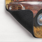 Antiek veld Boerderij rode vrachtwagen Muismat (Hoek)