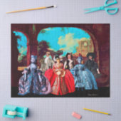 ANTIEK VENETISCHE POPPETS, MASKERADE PARTIJEN TISSUEPAPIER (Craft)