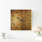 Antiek verblindende Romeinse muur klok (Huis)