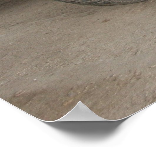 Antiek verbrandingsmotor poster (Hoek)