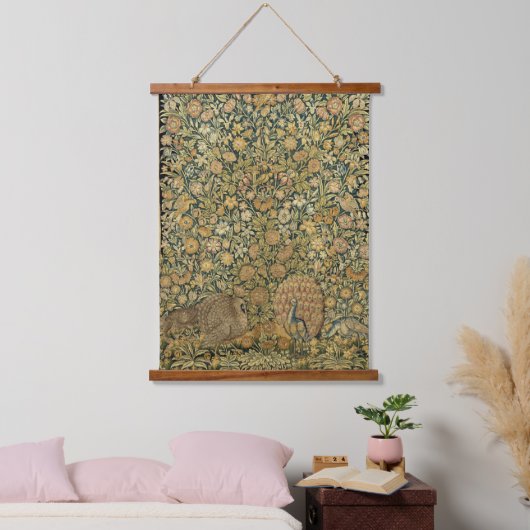 Antiek Verdure Landschapsgroenprint Hangend Wandkleed (Slaapkamer)