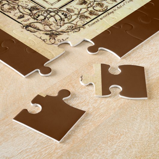 Antiek Verenigde Staten-kaart Legpuzzel (Zijkant)