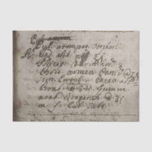 Antiek vergeeld perkamentpapier manuscript journaa tissuepapier