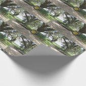 Antiek verpakkingspapier voor trekkers cadeaupapier (Hoek)