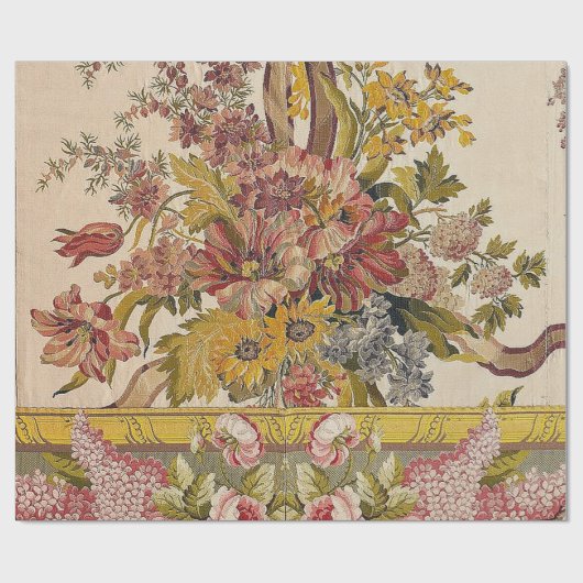 Antiek Versailles Print Cadeaupapier (Vlak)