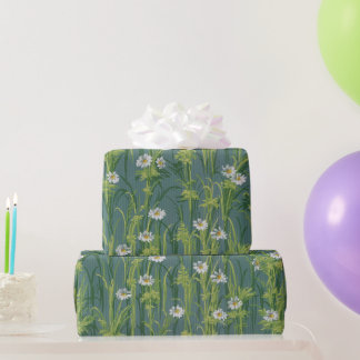 Antiek Victoriaans bloemenpatroon Cadeaupapier