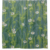 Antiek Victoriaans bloemenpatroon Douchegordijn (Voorkant)