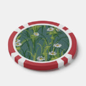 Antiek Victoriaans bloemenpatroon Poker Chips (Enkel)