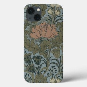 Antiek Victoriaans Bloemmotief Salie Terracotta Case-Mate iPhone Case