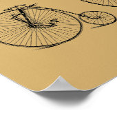 Antiek Victoriaans cyclusillustraties van het Era Poster (Hoek)