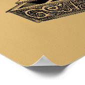 Antiek Victoriaans Era Cash Register Art Ontdek Poster (Hoek)