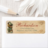 Antiek Victoriaans kerstkerstkerstkerstkerstkerstk Etiket (Insitu)