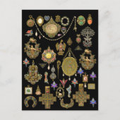 Antiek Victoriaans, nouveau- en deco-juwelen Briefkaart (Voorkant)