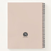 Antiek Victoriaans Shabby Chic Style Notitieboek (Achterkant)