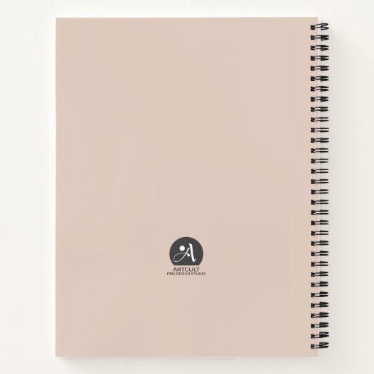 Antiek Victoriaans Shabby Chic Style Notitieboek (Achterkant)