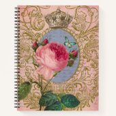 Antiek Victoriaans Shabby Chic Style Notitieboek (Voorkant)