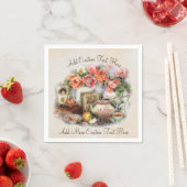 Antiek Victoriaans Tea House Decor Custom Servet (Insitu)