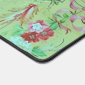 Antiek Victoriaans Toile Rococo Style Sage Green Bureaumat (Hoek)