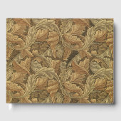 Antiek Victoriaans Warm Autumn laat sparen de Datu Gastenboek (Voorkant)