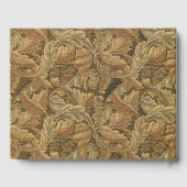 Antiek Victoriaans Warm Autumn laat sparen de Datu Gastenboek (Achterkant)