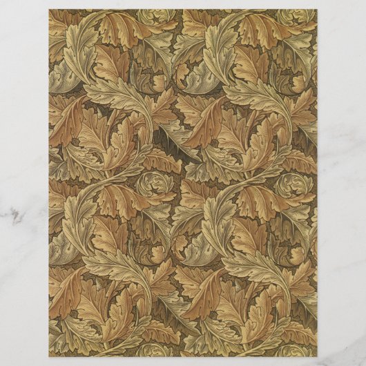 Antiek Victoriaans Warm Autumn Leaves Wedding (Achterkant)