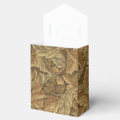 Antiek Victoriaans Warm Autumn Leaves Wedding Bedankdoosjes (Geopend)