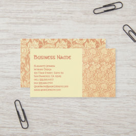 Antiek Victoriaans William Morris Carnors Rozen Visitekaartje