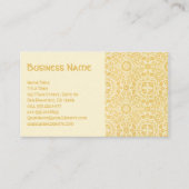 Antiek Victoriaans William Morris Flowers Floral Visitekaartje (Voorkant)