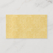 Antiek Victoriaans William Morris Garden Flowers Visitekaartje (Achterkant)