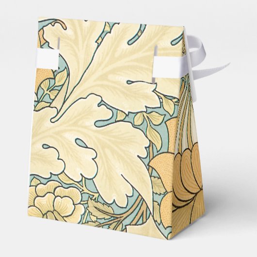 Antiek Victoriaans William Morris St. James Floral Bedankdoosjes (Achterkant)