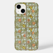 Antiek Victoriaans William Morris Trellis Flowers Case-Mate iPhone Case (Achterkant)