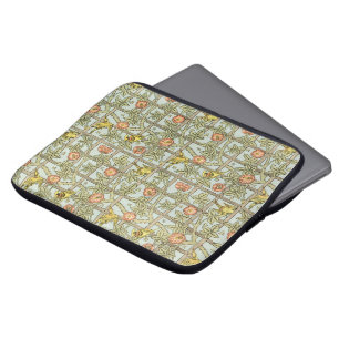 Antiek Victoriaans William Morris Trellis Flowers Laptop Sleeve