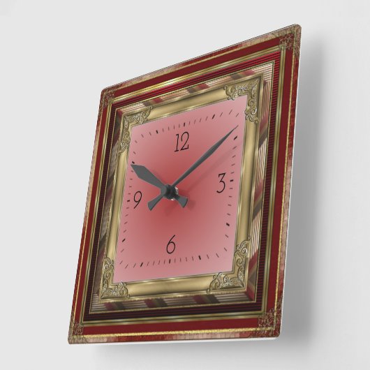 Antiek Vierkante Klok (Hoek)