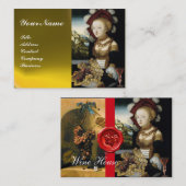 ANTIEK VINEYARD GRAPEN WIJN MET RODE WAXSEAL VISITEKAARTJE (Voorkant / Achterkant)